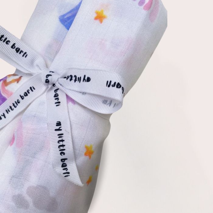 2-Pack Dancers Organic Cotton & Bamboo Muslin Swaddle Blankets