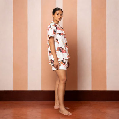 Short PJ Set in TIGER RANI
