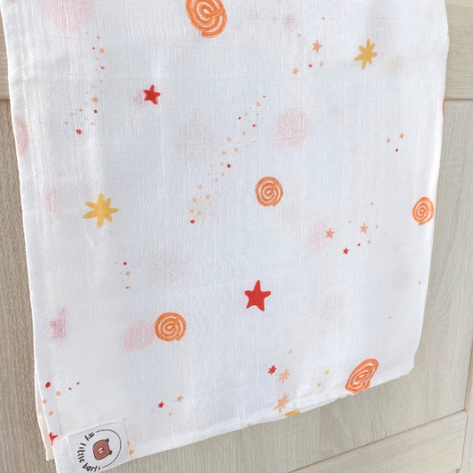 Jalebi Organic Cotton & Bamboo Muslin Swaddle