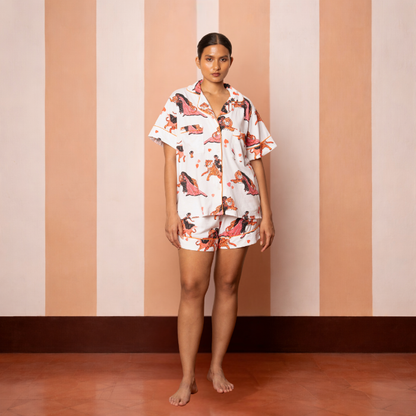 Short PJ Set in TIGER RANI