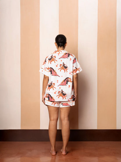 Short PJ Set in TIGER RANI