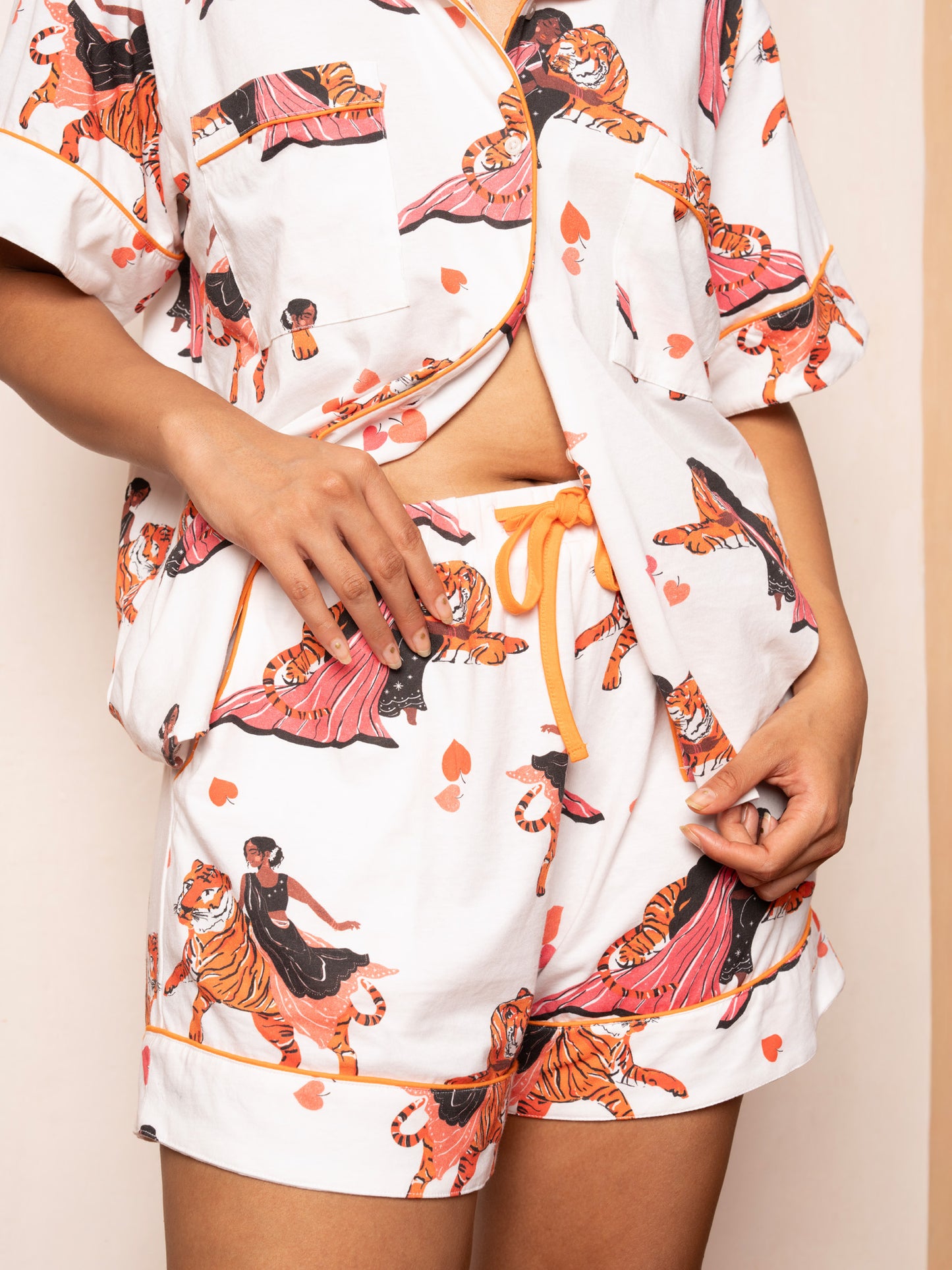 Short PJ Set in TIGER RANI