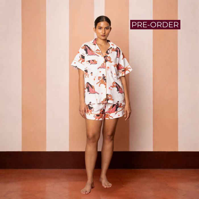 Short PJ Set in TIGER RANI