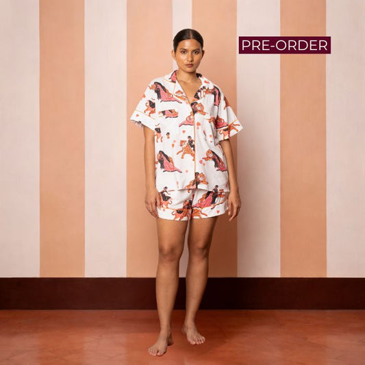 Short PJ Set in TIGER RANI