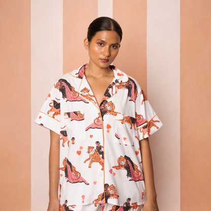 Short PJ Set in TIGER RANI
