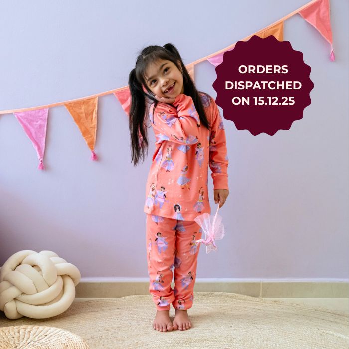 [UK Small Size Top-Up] Dancer Girls Print PJ set