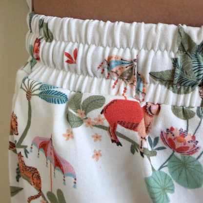 Kids Button Up PJ Set in JANGAL