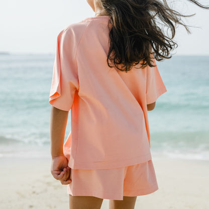 T-shirt and Shorts Set in Horn OK Please
