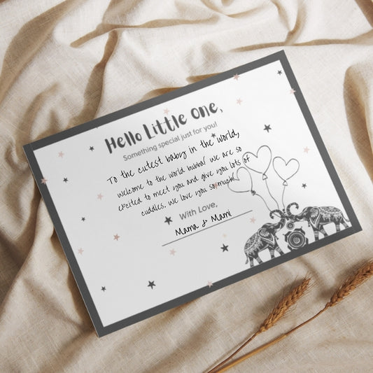 Baby greeting card