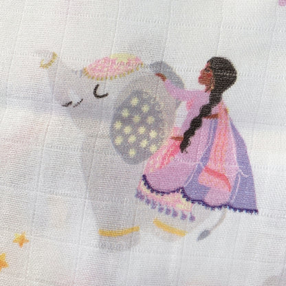 2-Pack Dancers Organic Cotton & Bamboo Muslin Swaddle Blankets