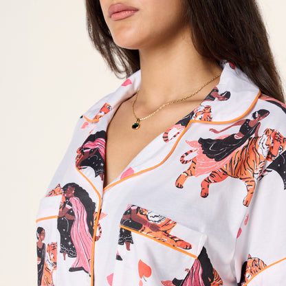 Short PJ Set in TIGER RANI