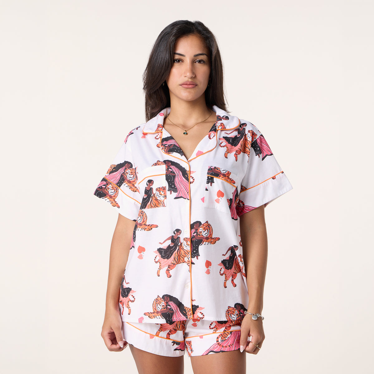 Short PJ Set in TIGER RANI