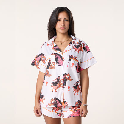 Short PJ Set in TIGER RANI