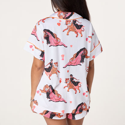 Short PJ Set in TIGER RANI