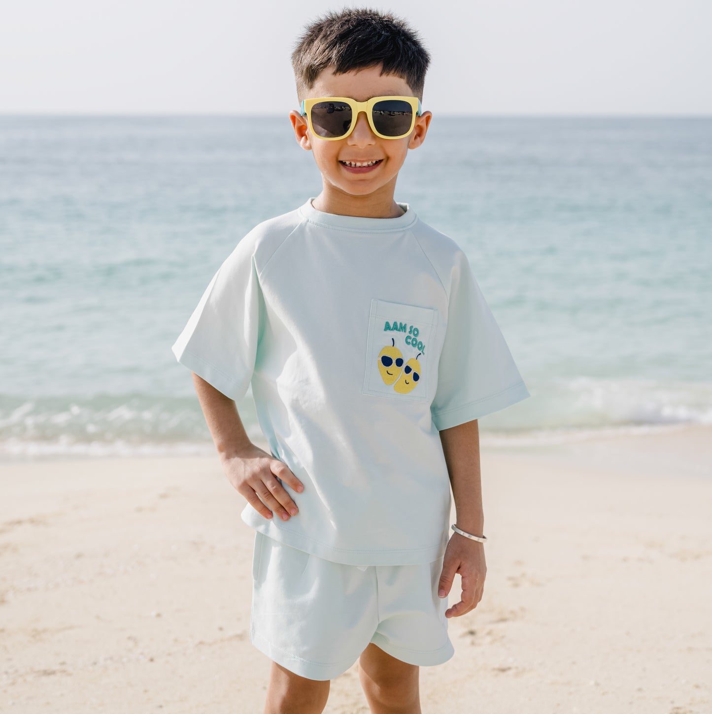 T-shirt and Shorts Set in Aam So Cool