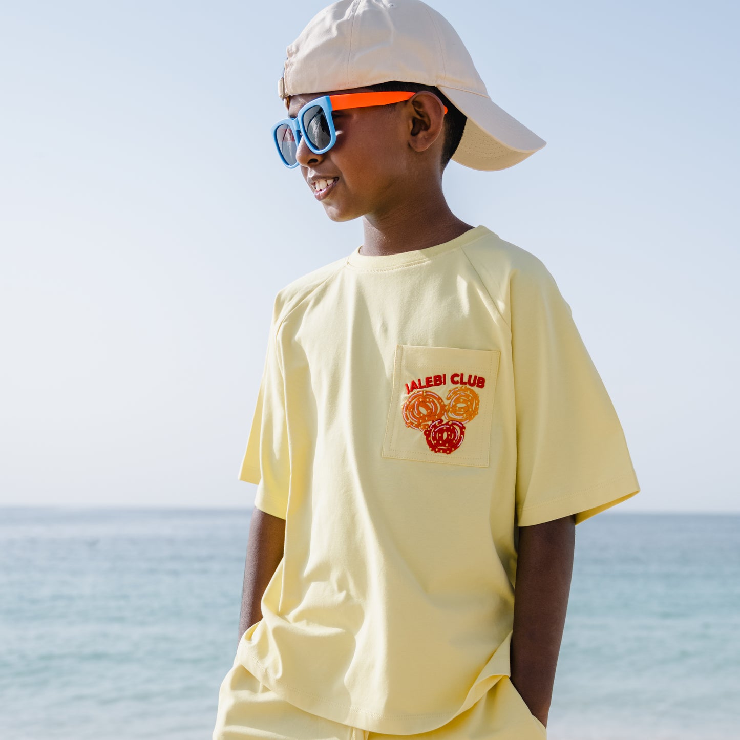 T-shirt and Shorts Set in Jalebi Club