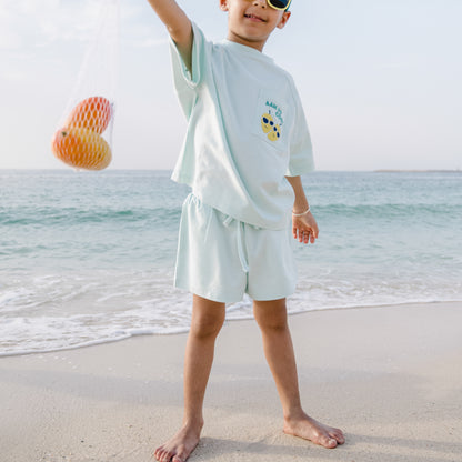 T-shirt and Shorts Set in Aam So Cool