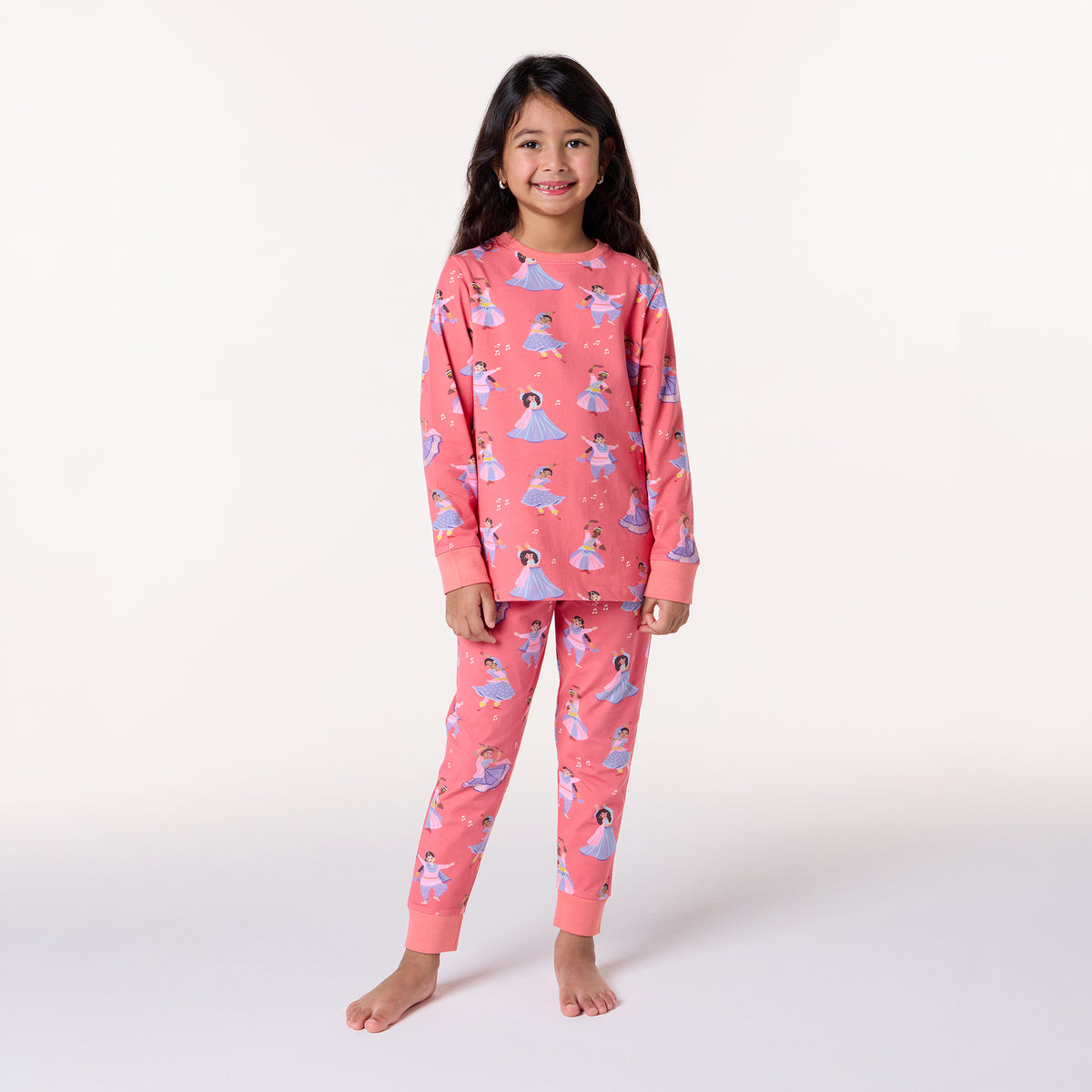 South Asian Dancers (Girls) | Organic Cotton Pyjama Set