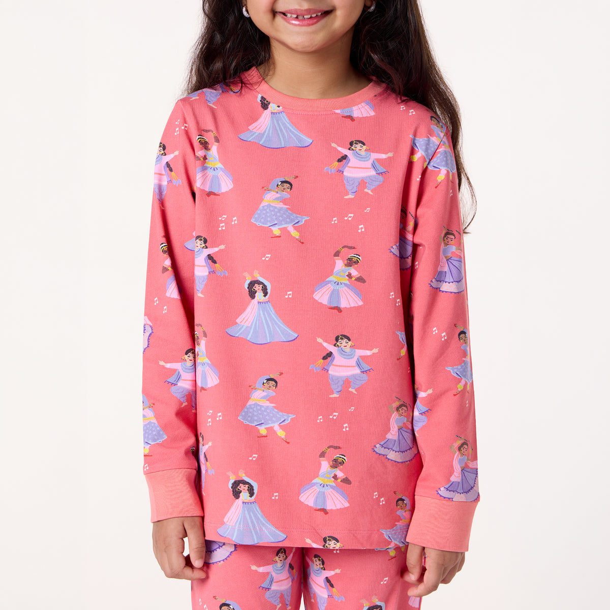 South Asian Dancers (Girls) | Organic Cotton Pyjama Set