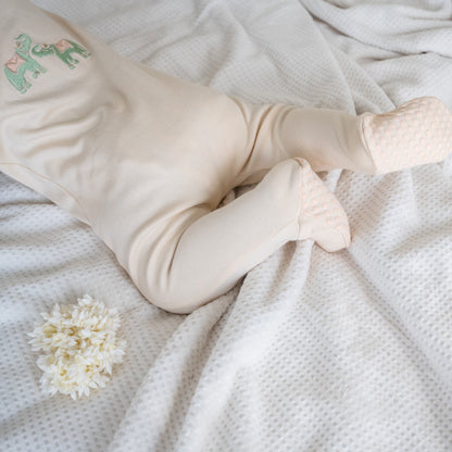 Embroidered Elephant Sleepsuit
