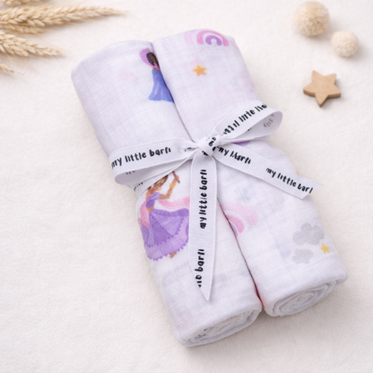 Dancers Muslin Swaddle Set (Pack of 2)