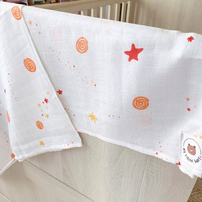 Single Pack Jalebi Organic Cotton & Bamboo Muslin Swaddle